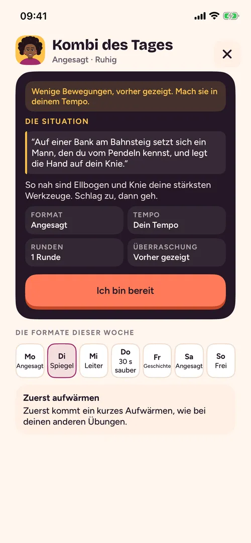 HeckNos Kombi des Tages, mit der Situation, auf die sie antwortet