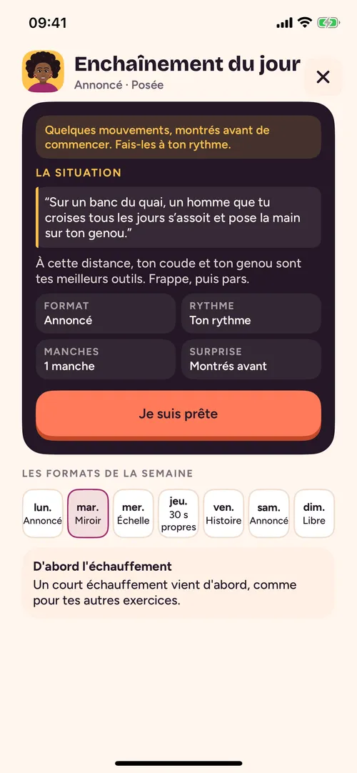 L’enchaînement du jour de HeckNo, avec la situation à laquelle il répond